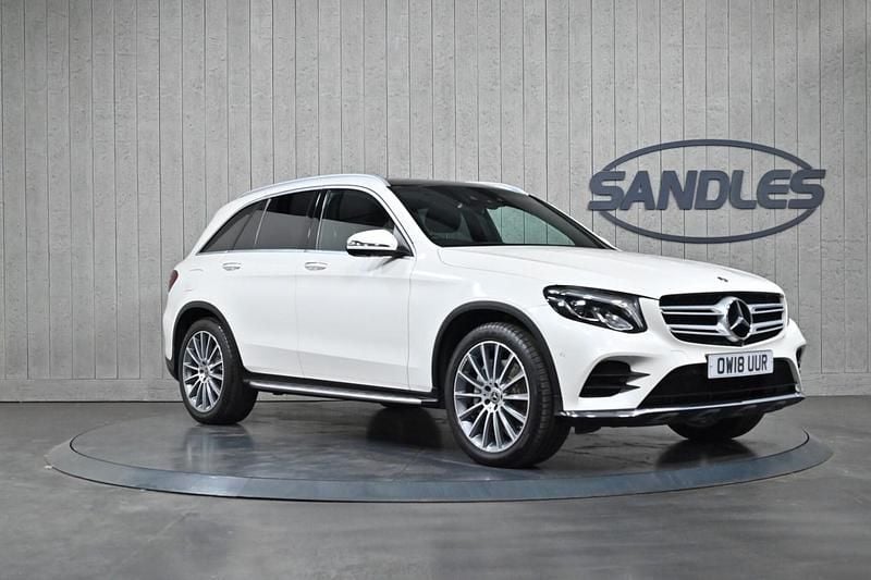 White Used 2018 Mercedes GLC250 AMG Line Premium Estate | £22,499 (Fair price) - Image 1/4