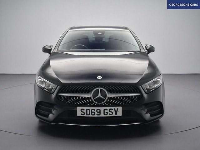 Used Mercedes A200 AMG line 163 HP (119 kW) 2019 Black Hatchback