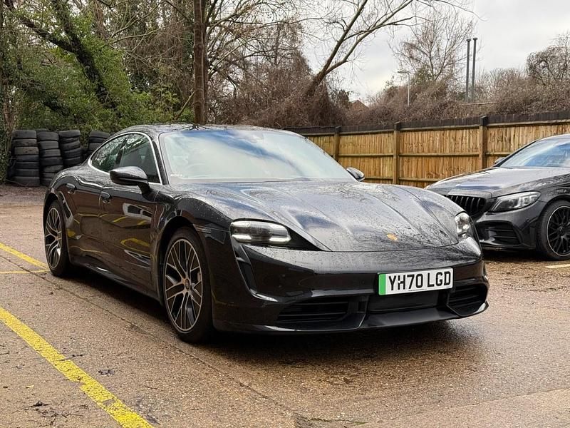 Black Used 2020 Porsche Taycan Performance Package Sedan | £46,500 (Expensive) - Image 1/4
