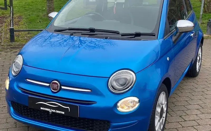 Used Fiat 500 Mirror 69 HP (50 kW) 2017 Blue Hatchback