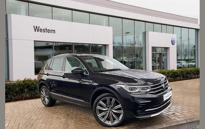 Black Used 2023 VW Tiguan Elegance SUV | £28,899 (A bit pricey) - Image 1/4