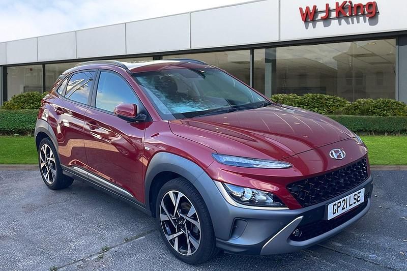 Red Used 2021 Hyundai Kona Premium SUV | £14,165 (A bit pricey) - Image 1/3