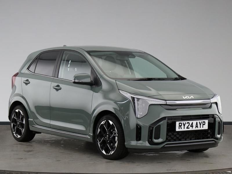 Green Used 2024 Kia Picanto GT-Line Hatchback | £16,795 (A bit pricey) - Image 1/4