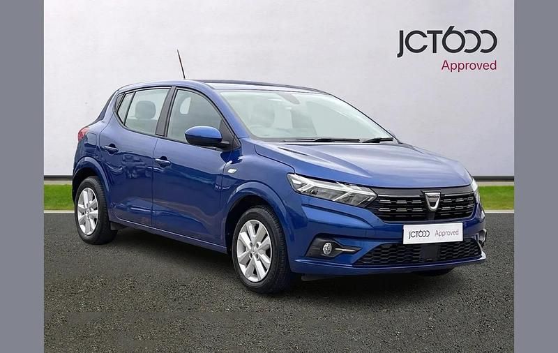 Used Dacia Sandero Comfort 90 HP (66 kW) 2022 Blue Hatchback