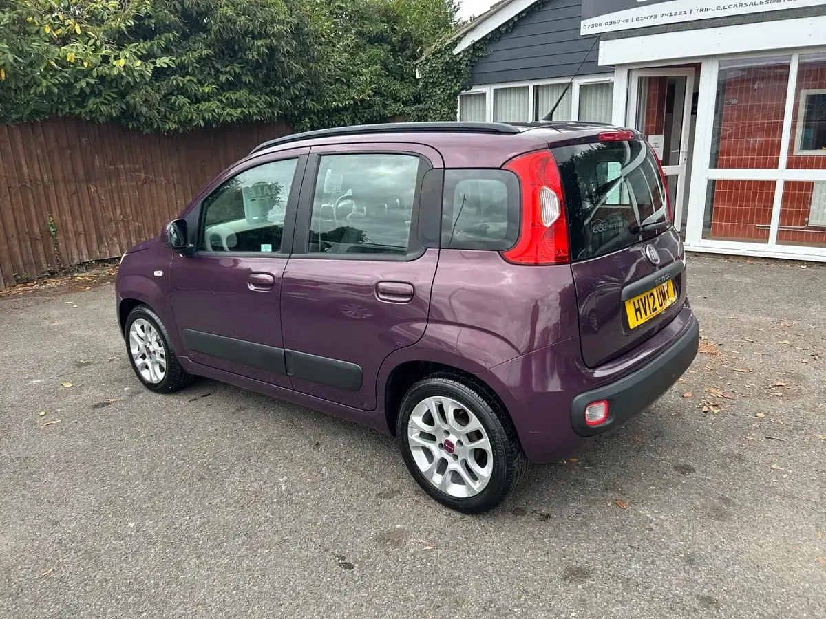Used Fiat Panda Lounge 69 HP (50 kW) 2012 Purple Hatchback