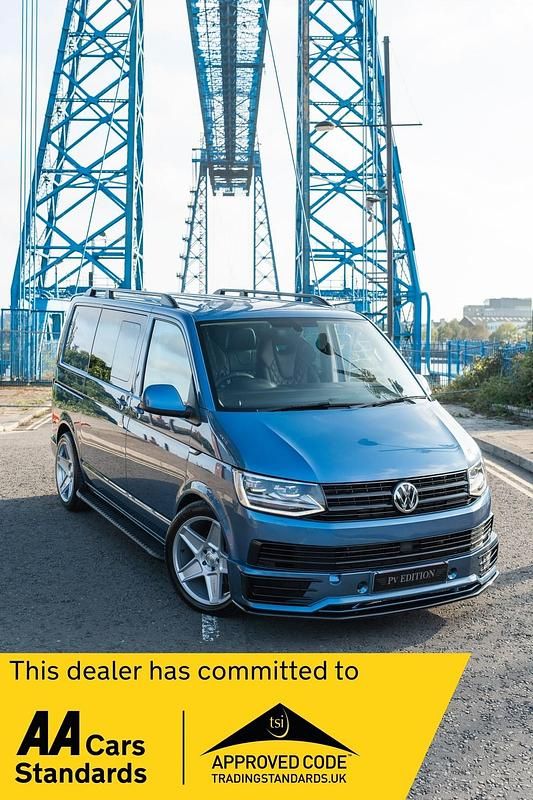 Blue Used 2019 VW T6.1 Highline Van | £34,995 (Fair price) - Image 1/3