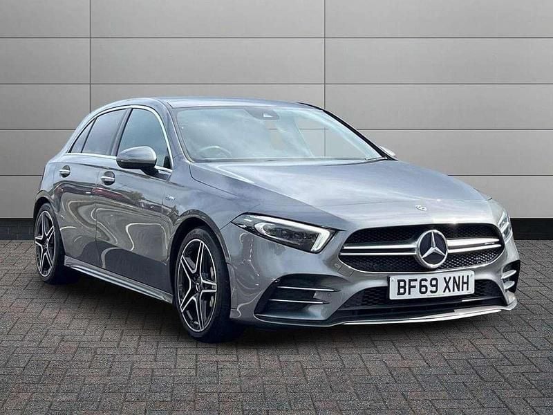 Mountain grey Used 2019 Mercedes A35 AMG Premium Plus Hatchback | £26,995 (Fair price) - Image 1/4