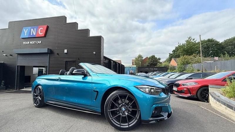 Blue Used 2020 BMW 420 M Sport Cabriolet | £20,991 (Good price) - Image 1/4