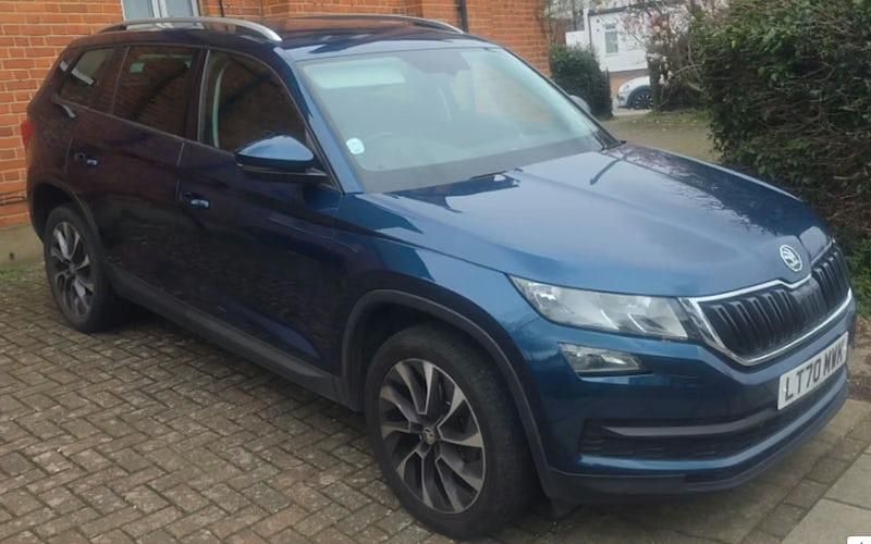 Used Skoda Kodiaq SE Drive 150 HP (110 kW) 2020 Blue SUV