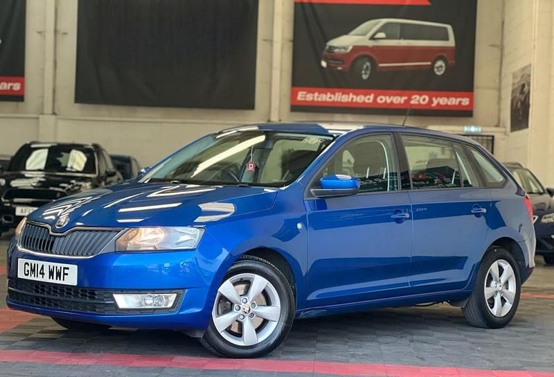 Used Skoda Rapid SE 2014 Blue Hatchback