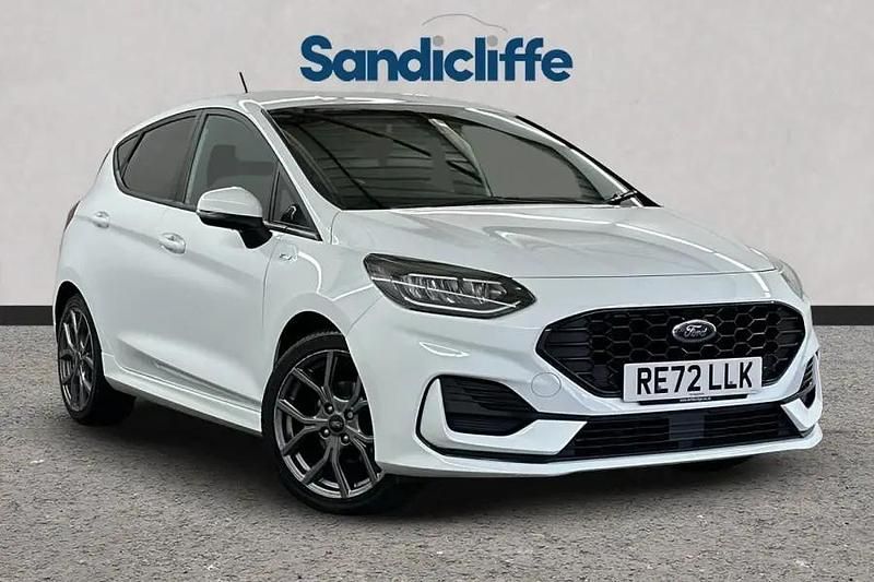 White Used 2021 Ford Fiesta ST-Line Hatchback | £13,426 (Fair price) - Image 1/4