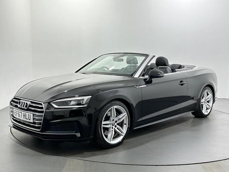 Used Audi A5 Cabriolet S-Line 252 HP (185 kW) 2017 Black Cabriolet