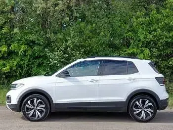Used VW T-Cross Black Edition 110 HP (80 kW) 2024 White SUV