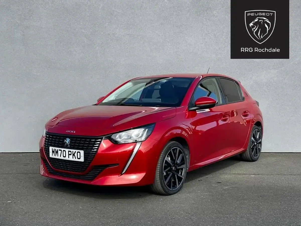 Used Peugeot 208 Allure Premium 101 HP (74 kW) 2020 Red Hatchback
