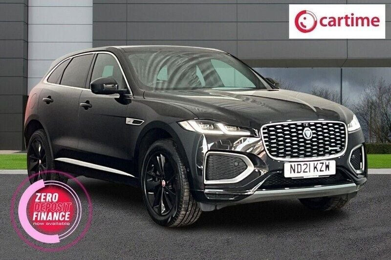 Black Used 2021 Jaguar F-Pace R-Dynamic SUV | £27,500 (Good price) - Image 1/3