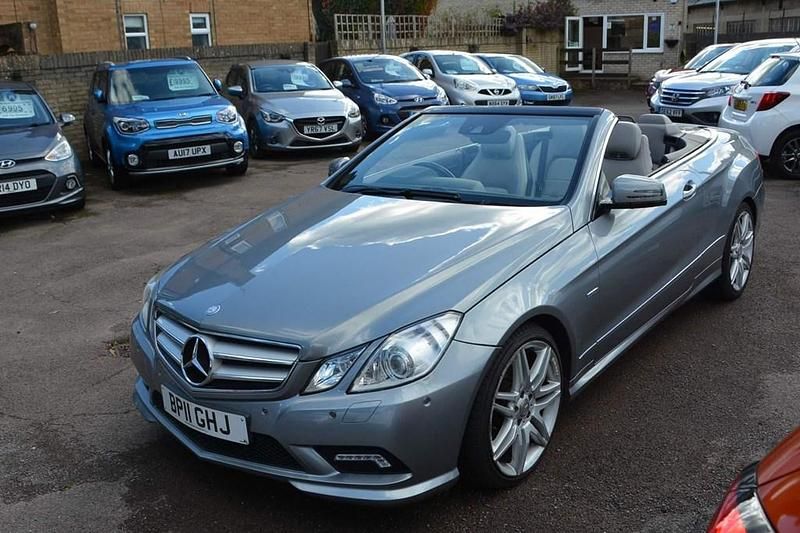 Used Mercedes E250 205 HP (150 kW) 2011 Silver Cabriolet