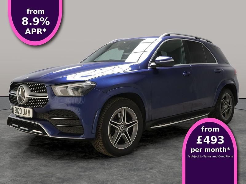 Blue Used 2020 Mercedes GLE300 AMG line SUV | £31,328 (Fair price) - Image 1/3