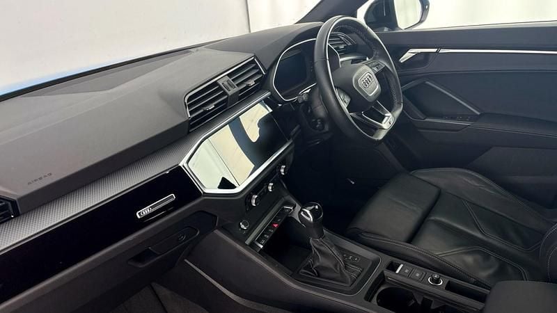 Used Audi Q3 Sportback Black Edition 150 HP (110 kW) 2023 Turbo blue SUV