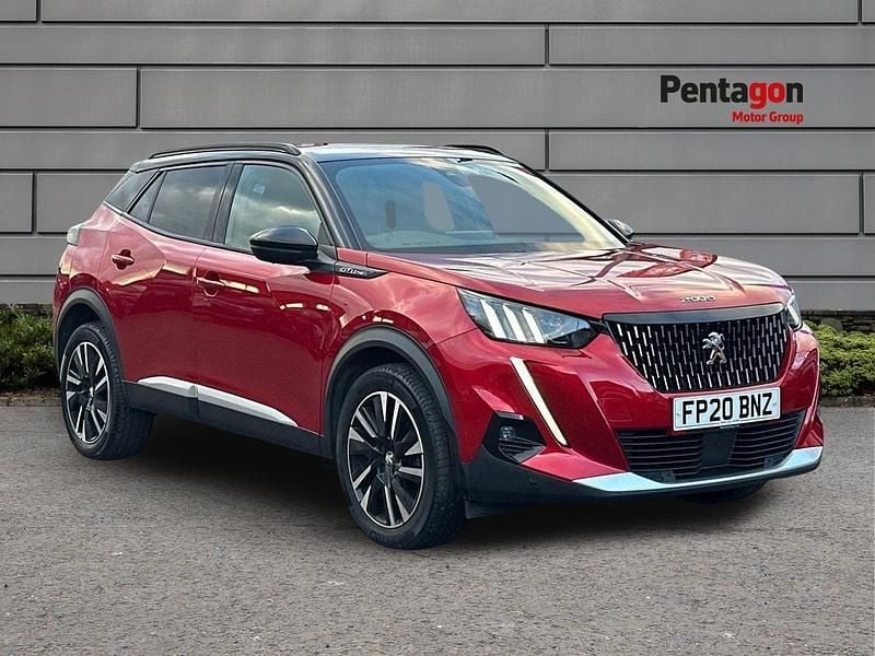 Red Used 2020 Peugeot 2008 GT-line SUV | £11,666 (Good price) - Image 1/4