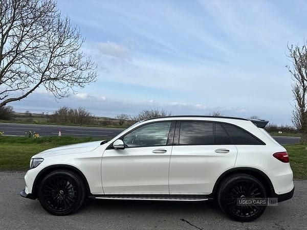 Used Mercedes GLC250 AMG Line Premium 2018 White Estate