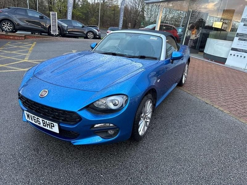 Blue Used 2016 Fiat 124 Spider Lusso Cabriolet | £10,990 (Fair price) - Image 1/3