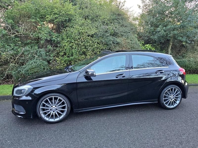 Black Used 2014 Mercedes A180 Hatchback | £10,449 (Good price) - Image 1/4