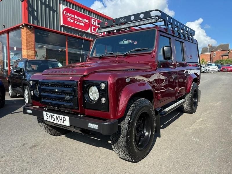 Red Used 2015 Land Rover Defender SUV | £37,990 (A bit pricey) - Image 1/4