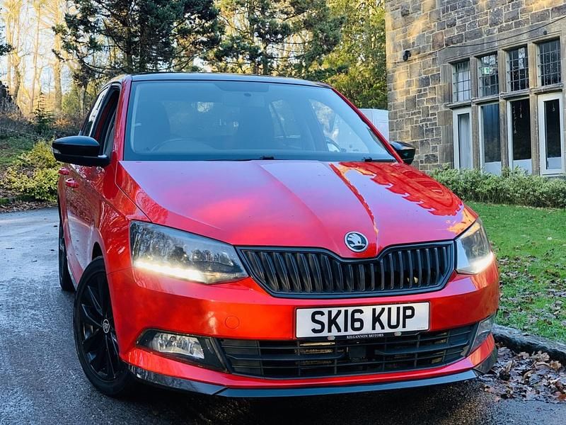 Used Skoda Fabia Monte Carlo 110 HP (80 kW) 2016 Red Hatchback