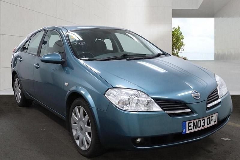 Used Nissan Primera 116 HP (85 kW) 2003 Blue Hatchback
