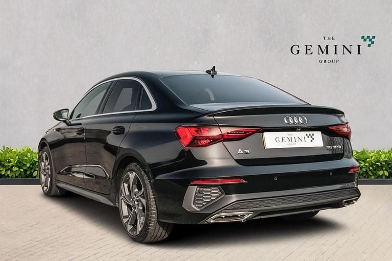 Used Audi A3 S-Line 150 HP (110 kW) 2023 Black Sedan