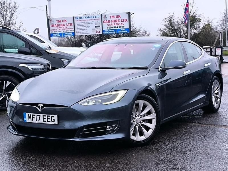 Used Tesla Model S 89 kW (122 HP) 2017 Silver Hatchback