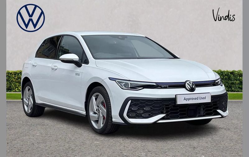 White New 2025 VW Golf VIII GTE Hatchback | £35,186 - Image 1/4