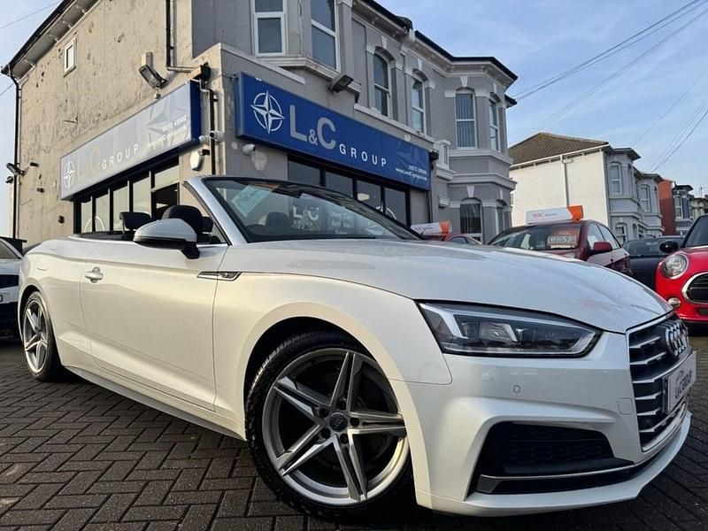 Used Audi A5 Cabriolet S-Line 2017 White Cabriolet