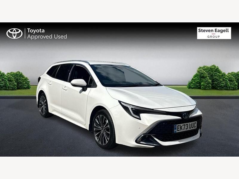 White Used 2023 Toyota Corolla Design Estate | £22,585 (Fair price) - Image 1/3