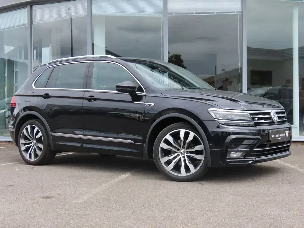 Used VW Tiguan R-line 150 HP (110 kW) 2018 Black SUV