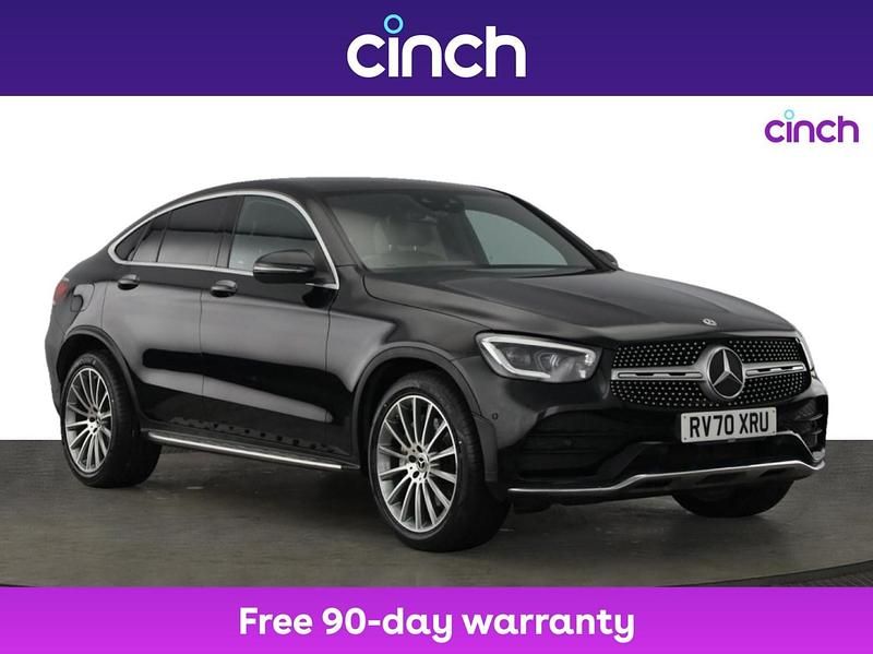 Black Used 2020 Mercedes GLC300 AMG Line Premium Coupe | £27,399 (Fair price) - Image 1/3