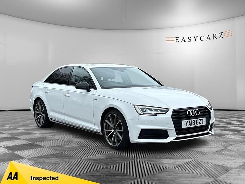 Used Audi A4 Black Edition 2018 White Sedan