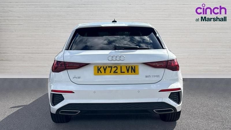 Used Audi A3 S-Line 110 HP (80 kW) 2022 White Hatchback