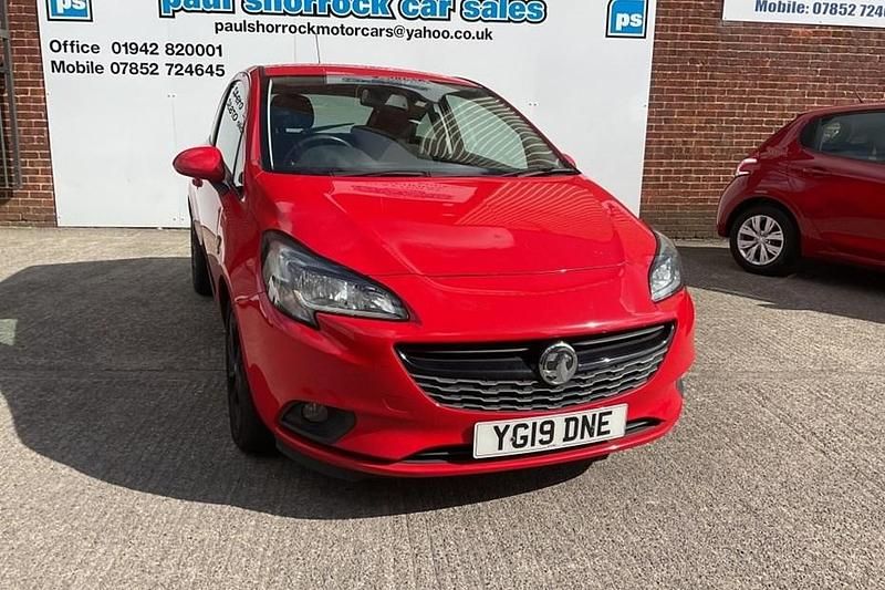 Used Vauxhall Corsa 75 HP (55 kW) 2019 Red Hatchback