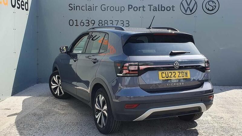 Used VW T-Cross Black Edition 95 HP (69 kW) 2022 Grey SUV