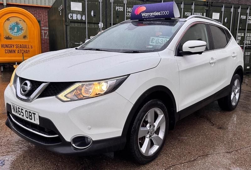 Used Nissan Qashqai N-TEC 115 HP (84 kW) 2015 White SUV