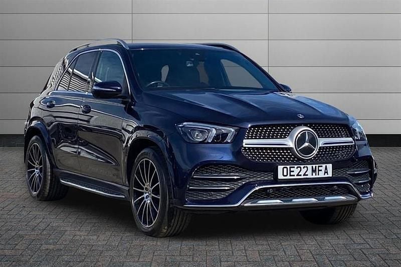Used Mercedes GLE350 AMG Line Premium 320 HP (235 kW) 2022 Blue Estate