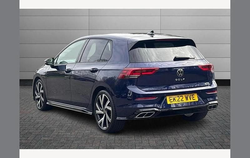 Used VW Golf VIII R-line 150 HP (110 kW) 2022 Blue Hatchback