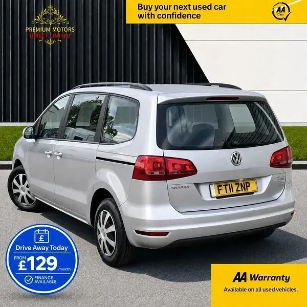Used VW Sharan S 140 HP (102 kW) 2011 Silver MPV