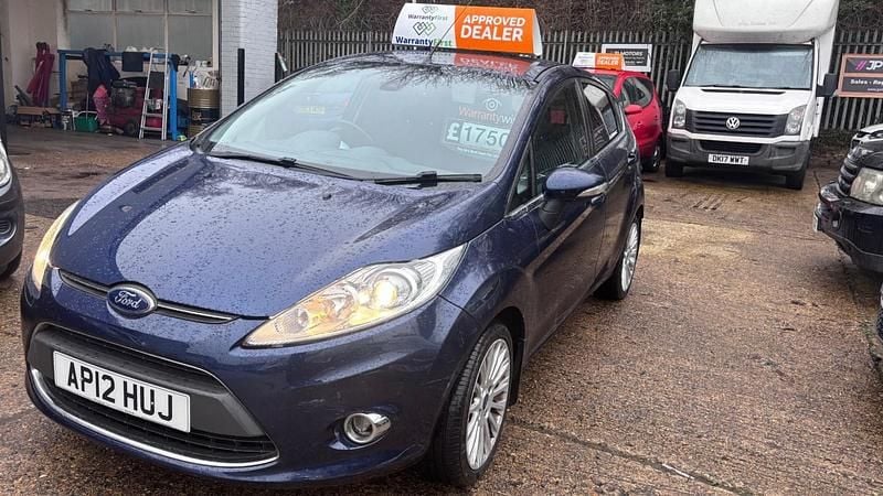 Used Ford Fiesta Titanium 2012 Blue Hatchback