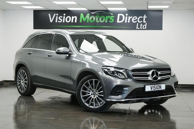Grey Used 2018 Mercedes GLC220 AMG line Estate | £17,480 (Good price) - Image 1/3
