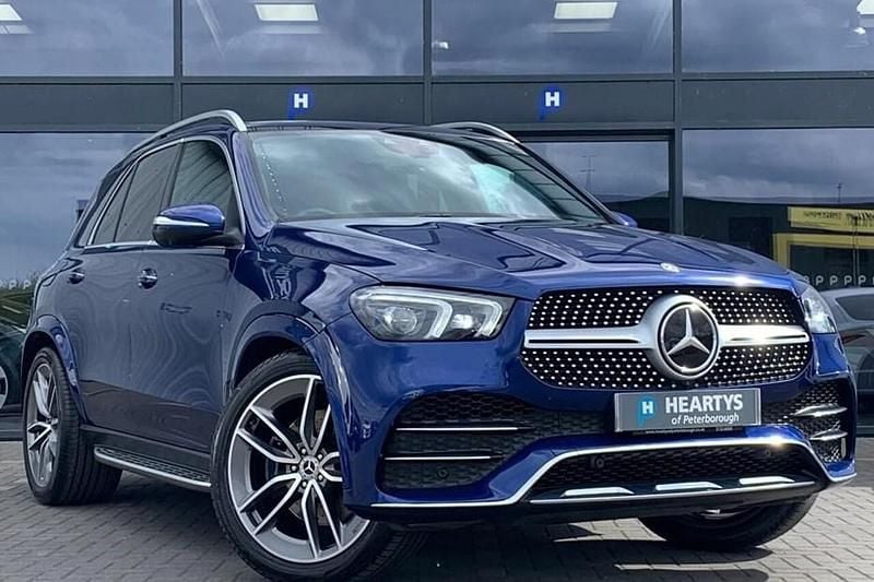 Used Mercedes GLE400 AMG Line Premium Plus 326 HP (239 kW) 2019 Blue SUV