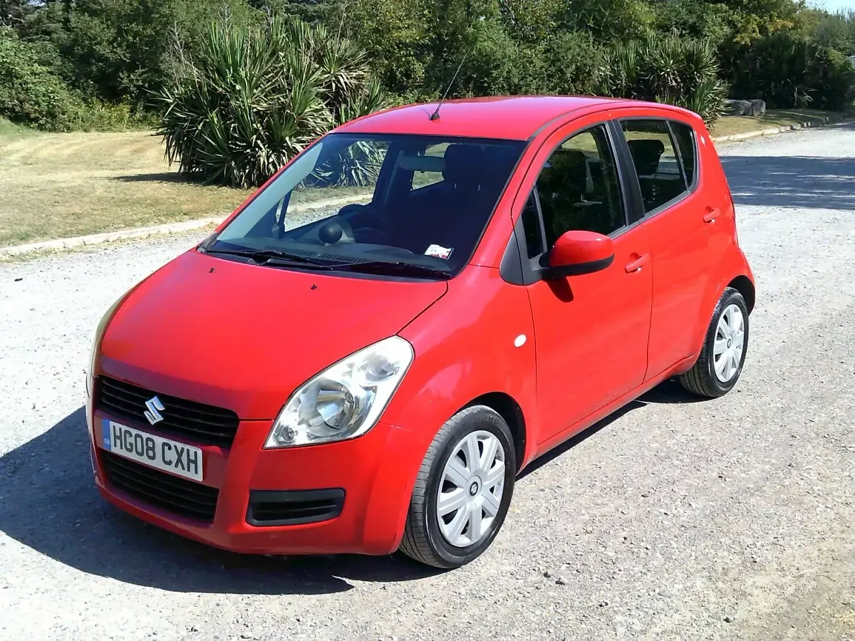 Used Suzuki Splash GLS 86 HP (63 kW) 2008 Red Hatchback