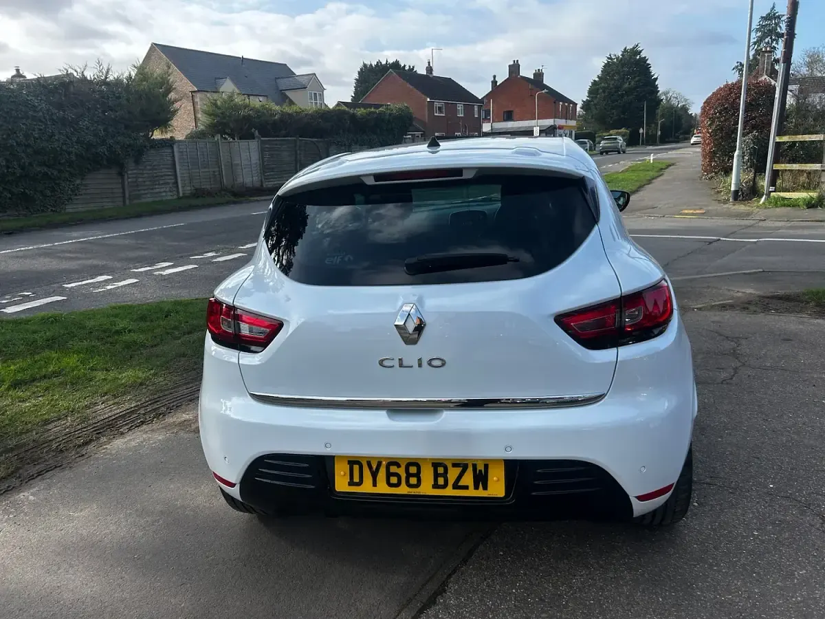 Used Renault Clio Iconic 110 HP (80 kW) 2018 White Hatchback