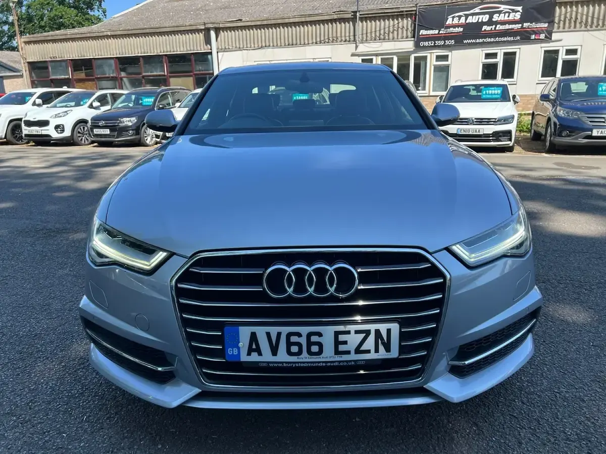 Used Audi A6 S-Line 190 HP (139 kW) 2016 Silver Sedan